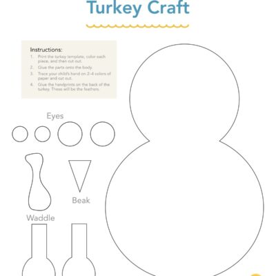 Handprint Turkey Craft New Horizon Academy