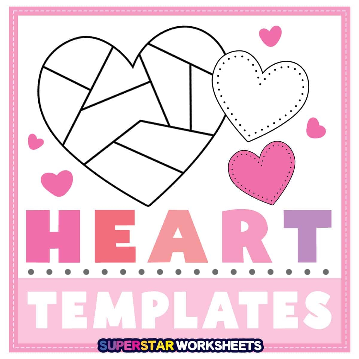 heart printable template
