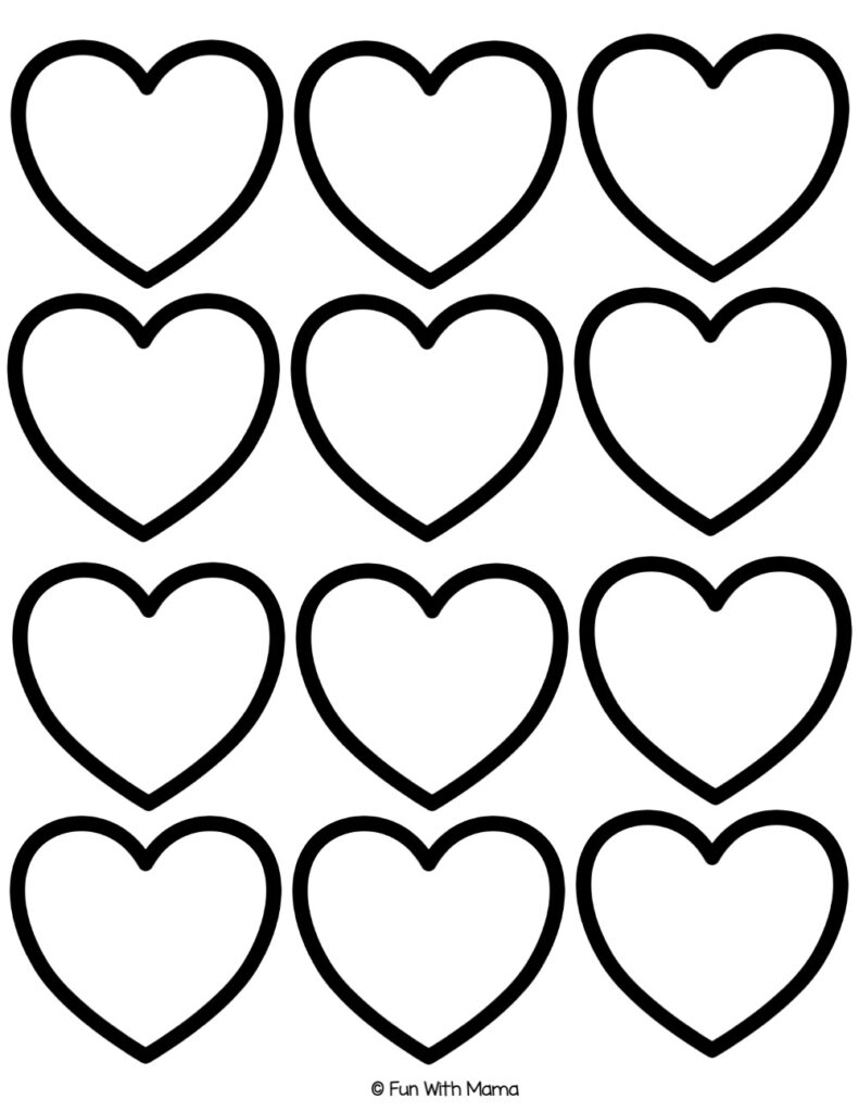 Heart Template Printable FREE Printable Heart Template Printable FREE Printable