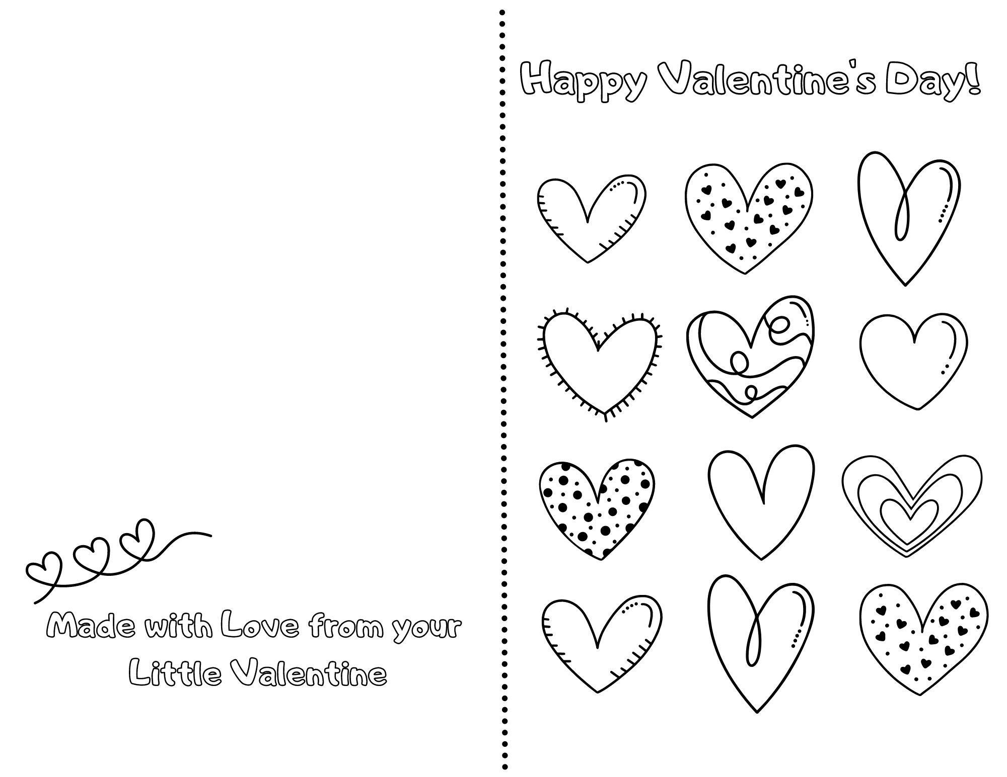 Heart You Printable Foldable Kids Valentine s Day Card To Color And Give To Grandparents Mom Dad Aunt Uncle Cousin Etsy Heart You Printable Foldable Kids Valentine s Day Card To Color And Give To Grandparents Mom Dad Aunt Uncle Cousin Etsy