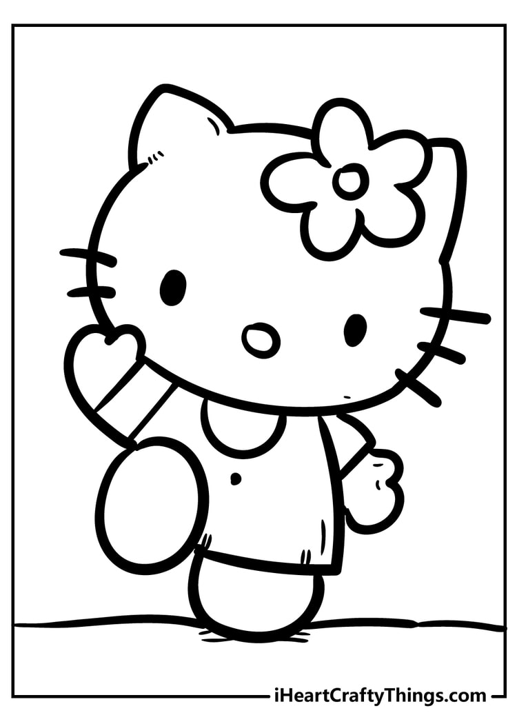 coloring pages printable hello kitty coloring pages printable hello kitty