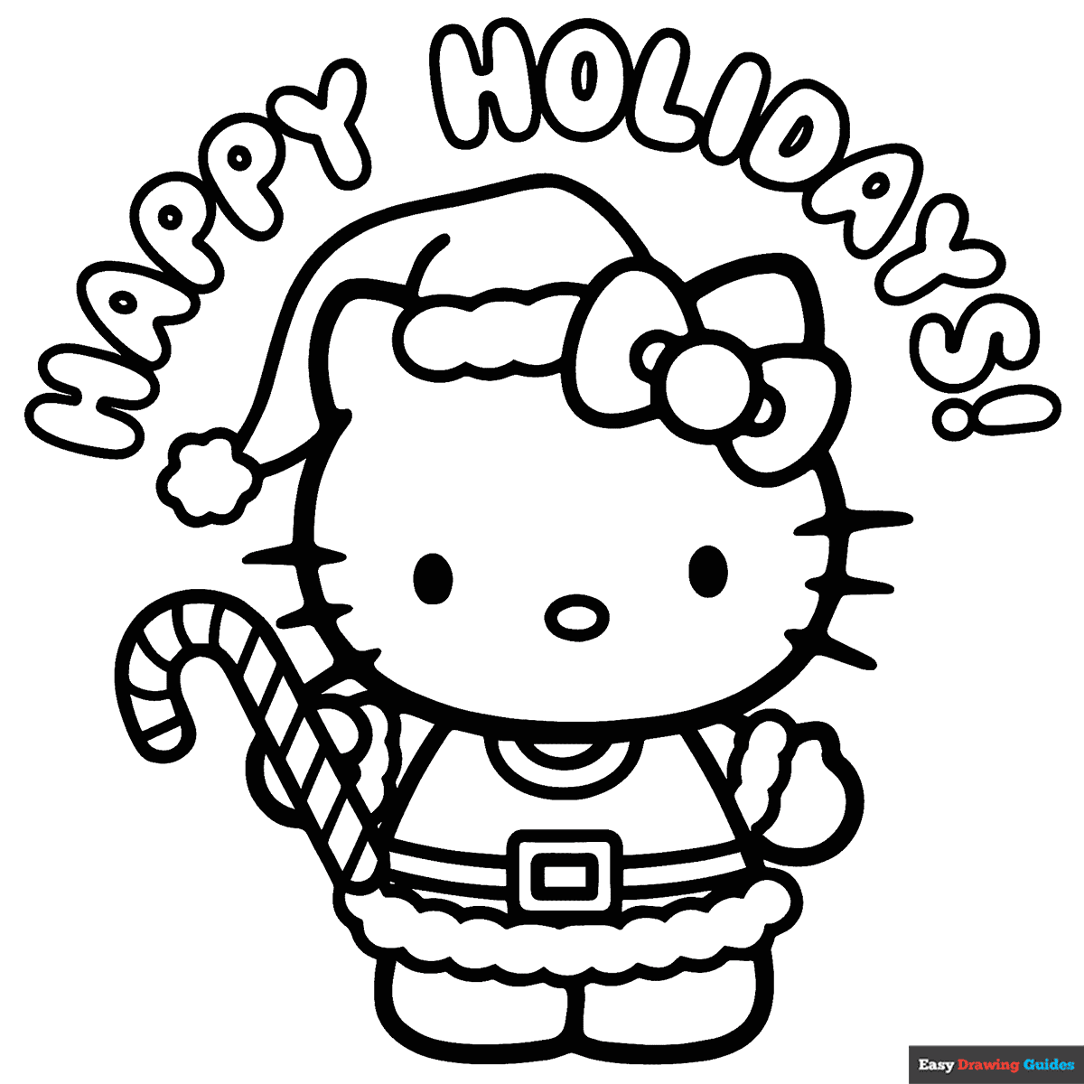 hello kitty printable coloring pages