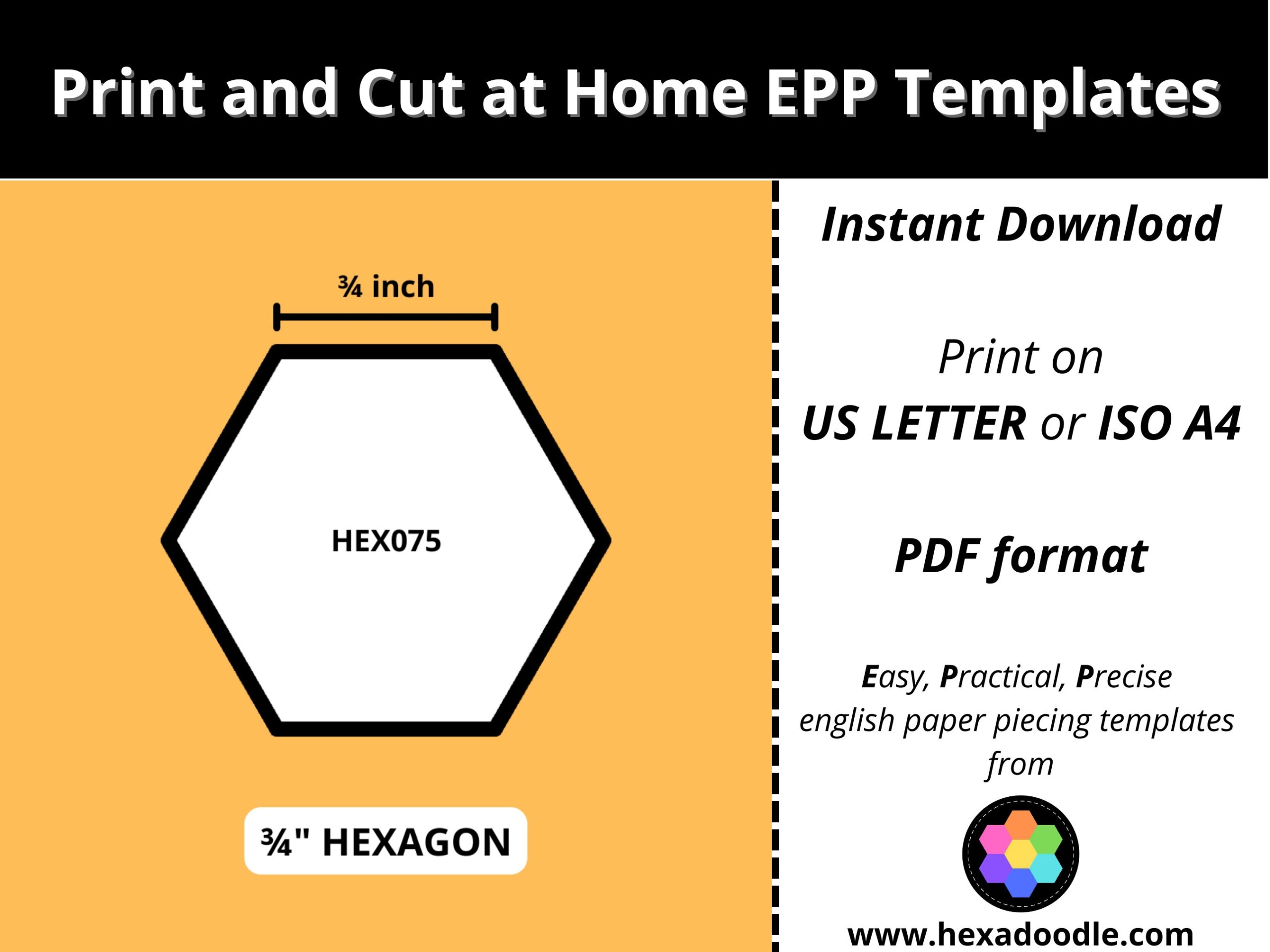 template hexagon printable