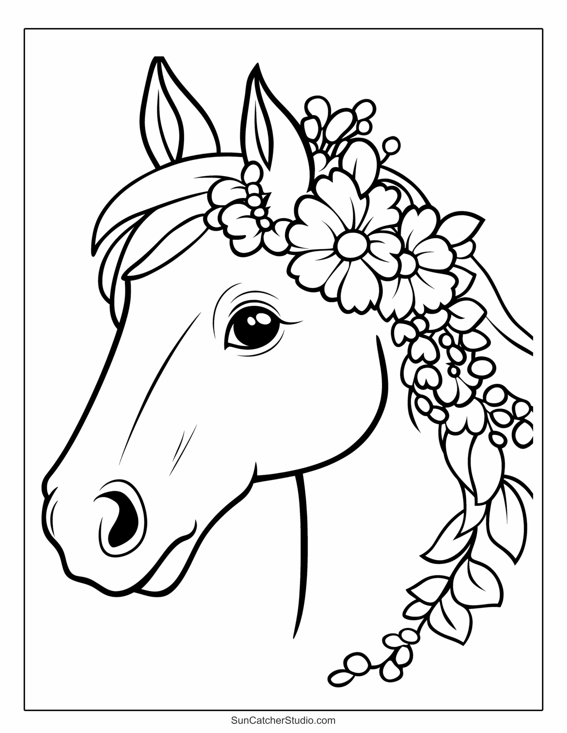 horse coloring books printable horse coloring books printable