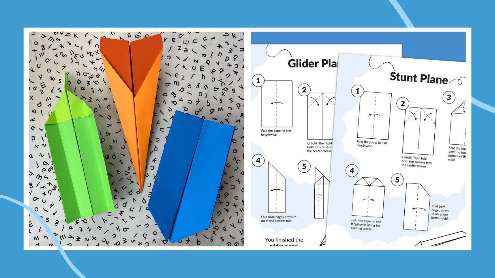How To Make Paper Airplanes Free Printable How To Make Paper Airplanes Free Printable
