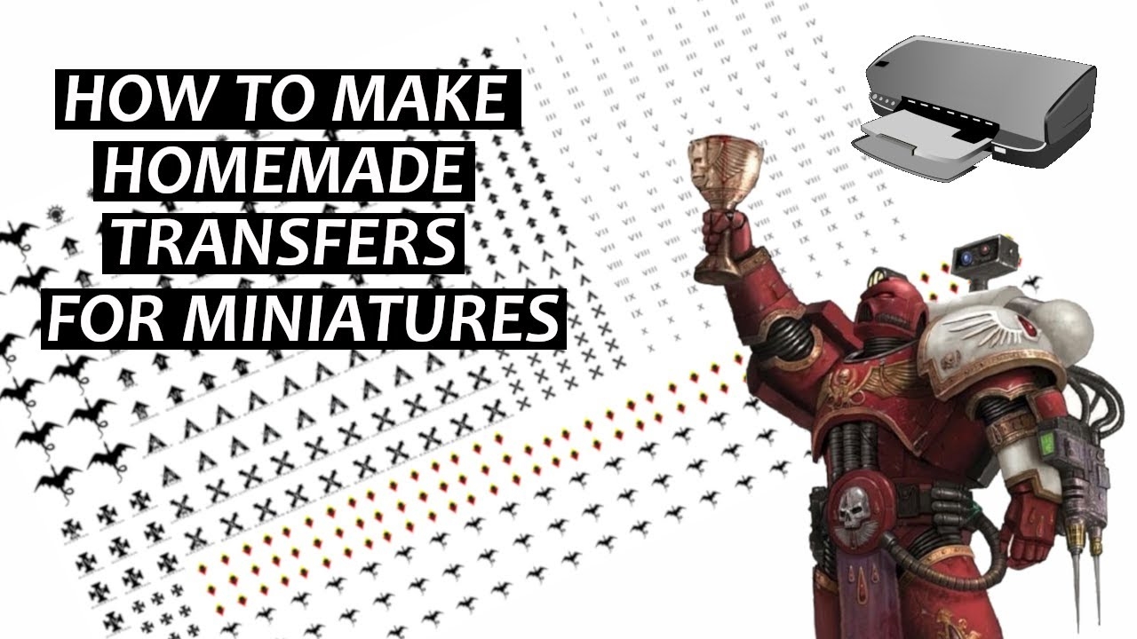printable transfer sheets warhammer