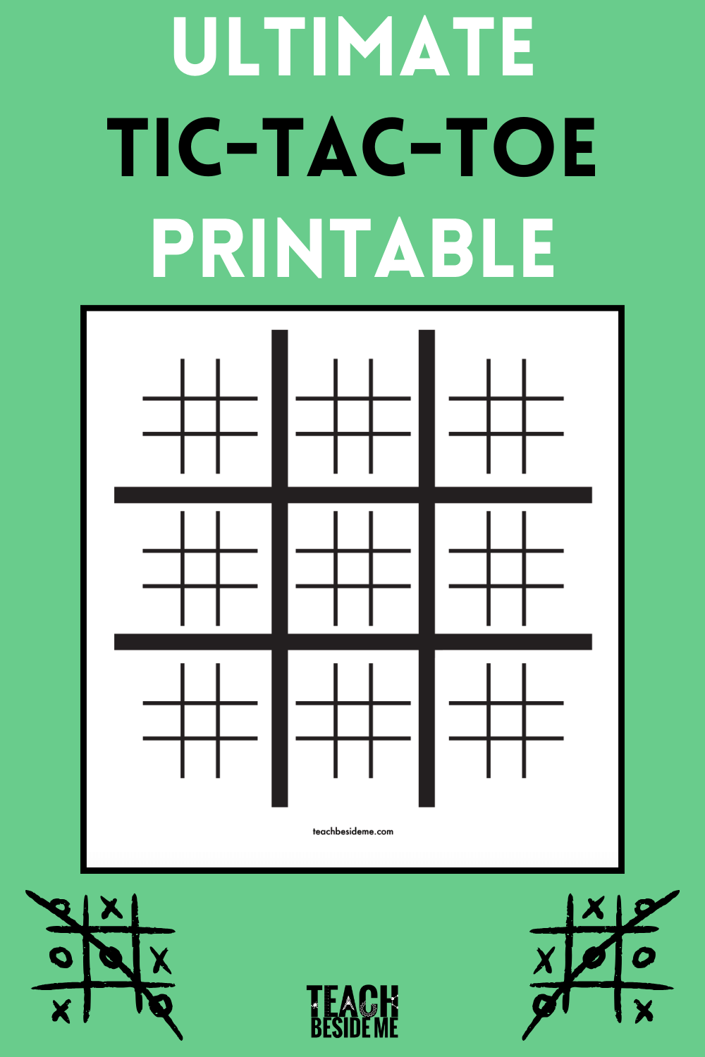 tic tac toe printable