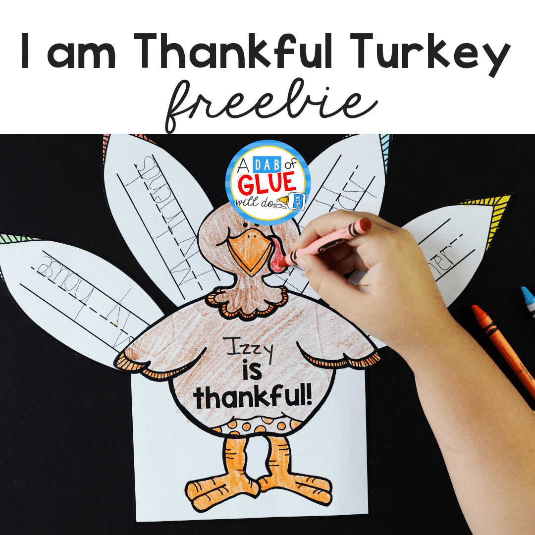 I Am Thankful Turkey I Am Thankful Turkey