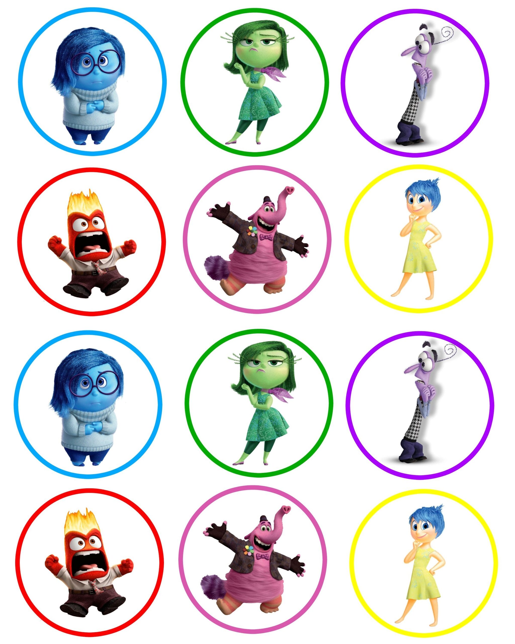 Inside Out Characters Inside Out Emotions Birthday Party Printables Free Inside Out Characters Inside Out Emotions Birthday Party Printables Free