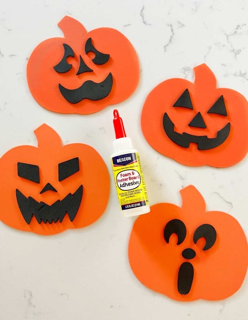Jack O lantern Faces Printable Weekend Craft