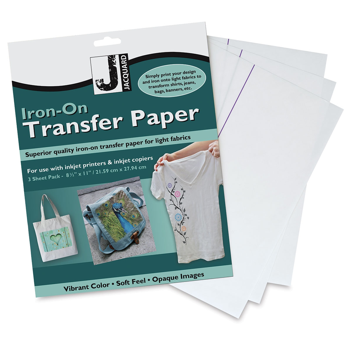 Jacquard Iron On Transfer Paper BLICK Art Materials