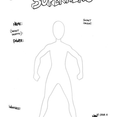July Comics Challenge Make Your Own Superhero Comics Club