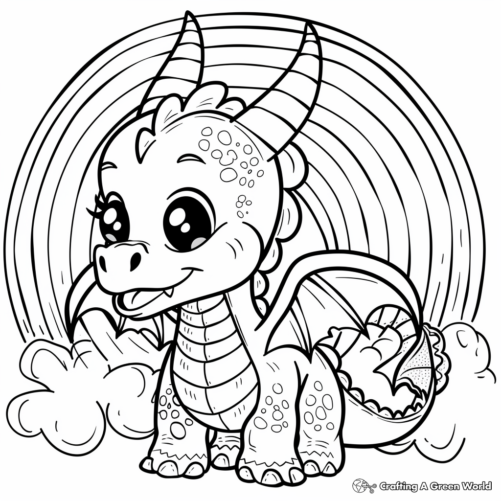 printable dragon pictures to color