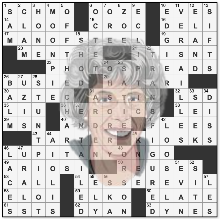 L A Times Crossword Corner Saturday April 18 2020 Mary Lou Guizzo