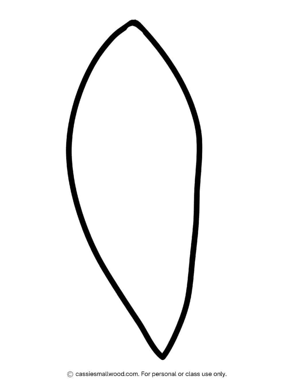 turkey feather template printable