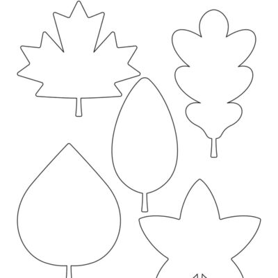 Leaf Outline Childhood Magic