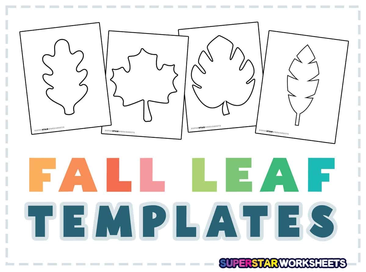 printable fall leaf templates