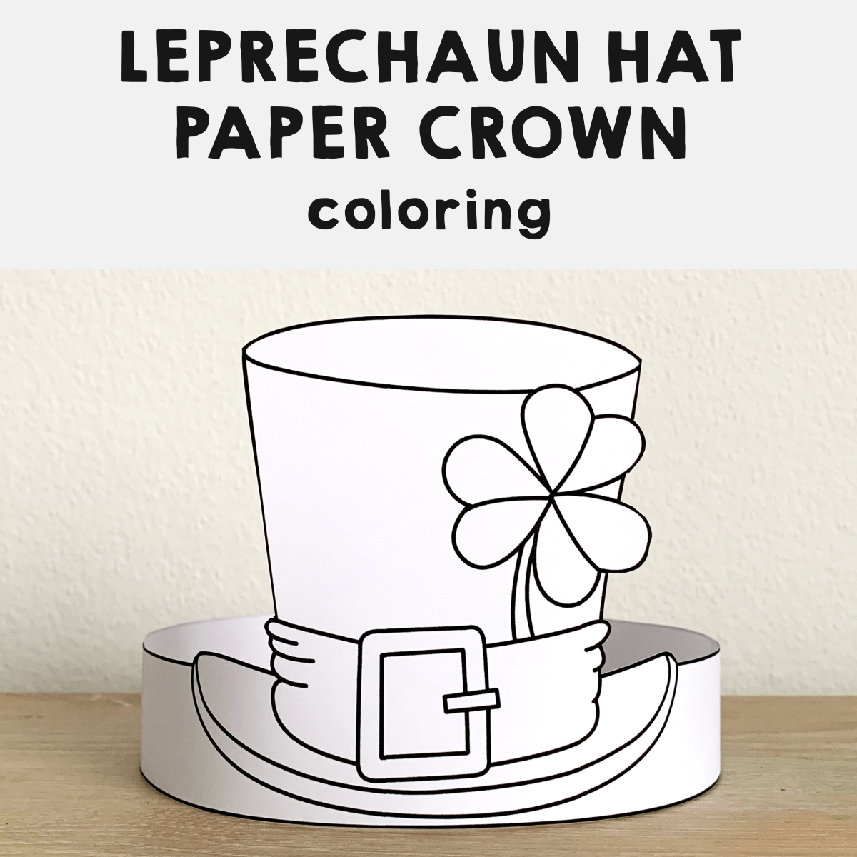 free printable leprechaun hat template