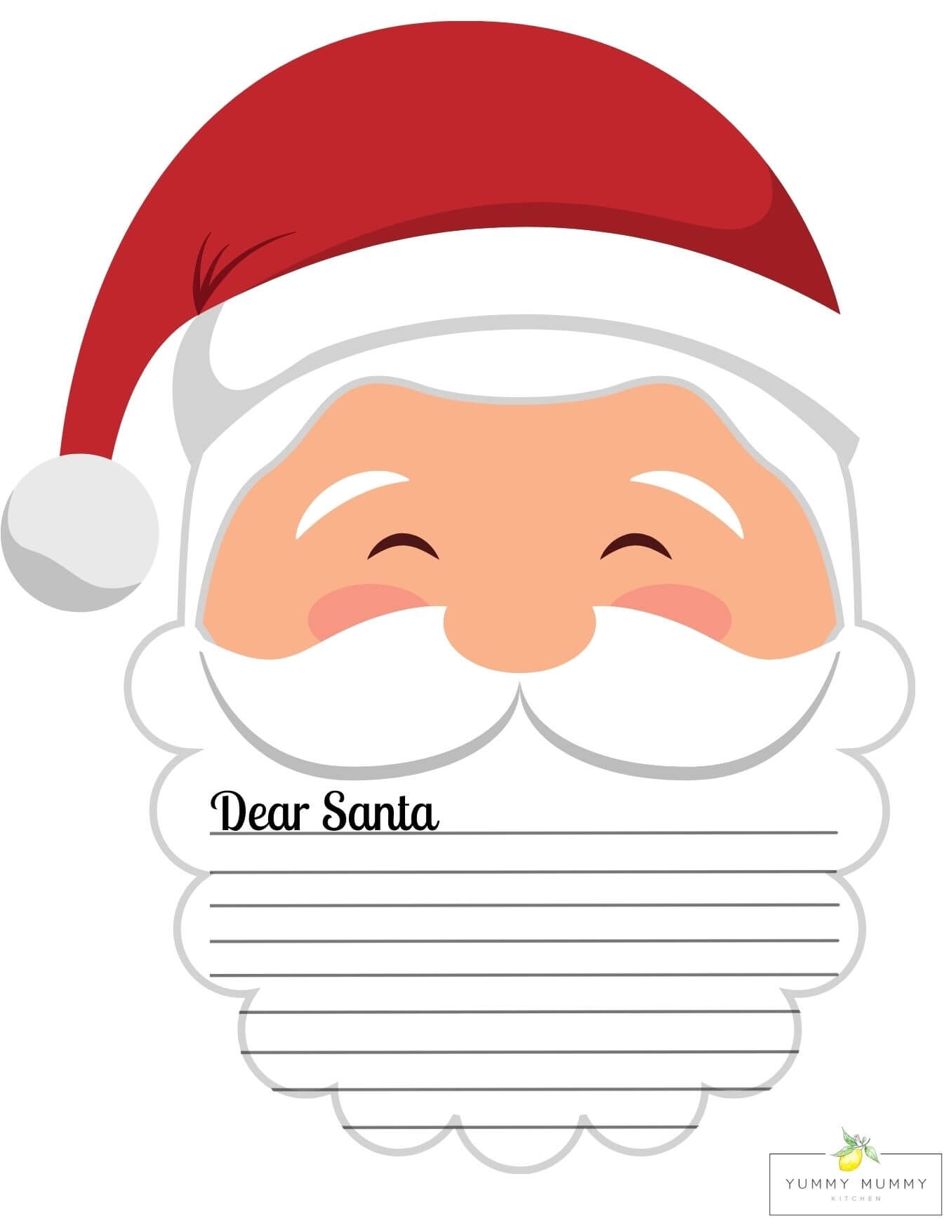 printable santa claus template