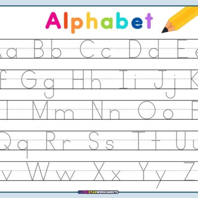 Letter Tracing Worksheets Superstar Worksheets