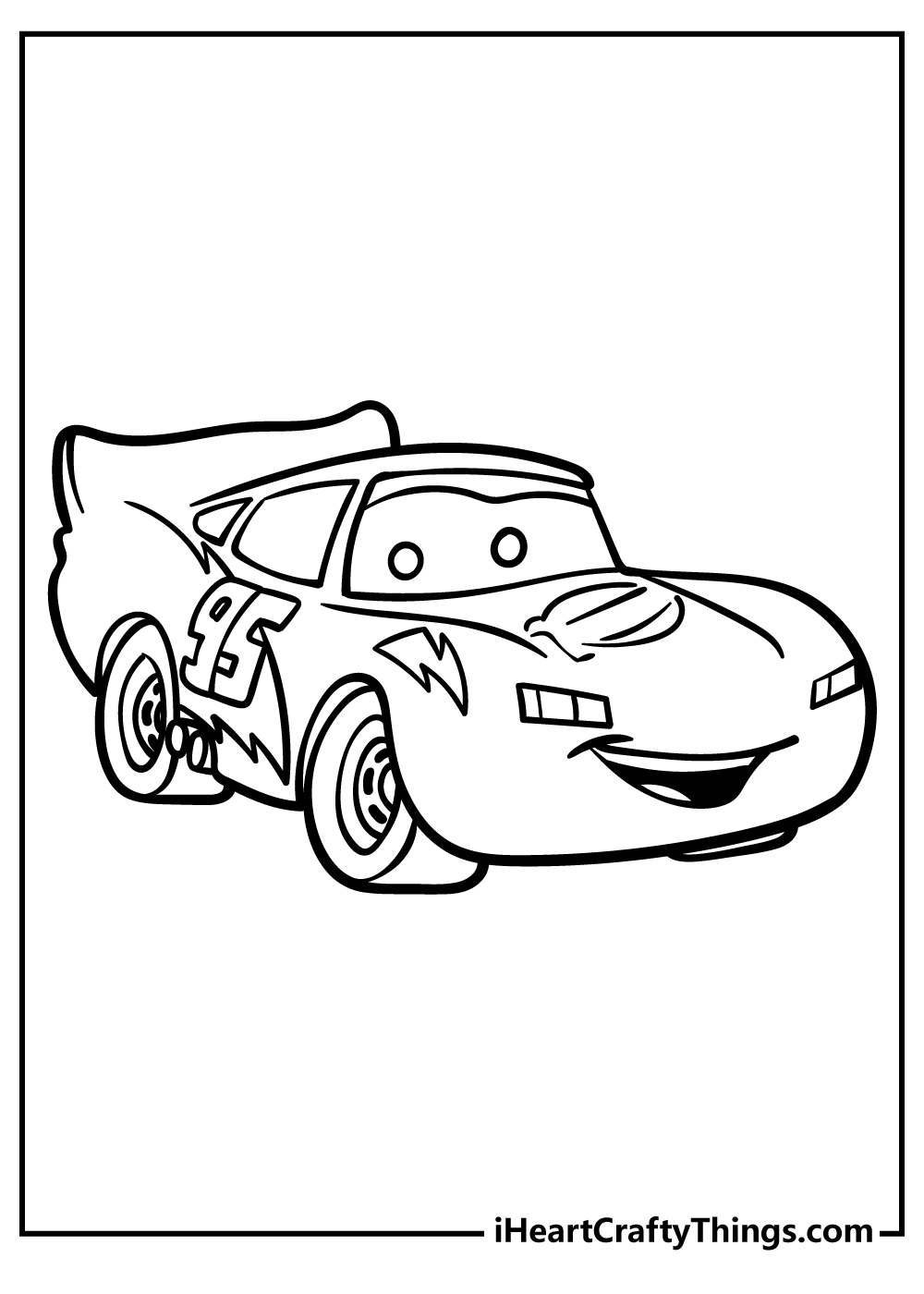 Lightning McQueen Coloring Pages 100 Free Printables  Lightning McQueen Coloring Pages 100 Free Printables