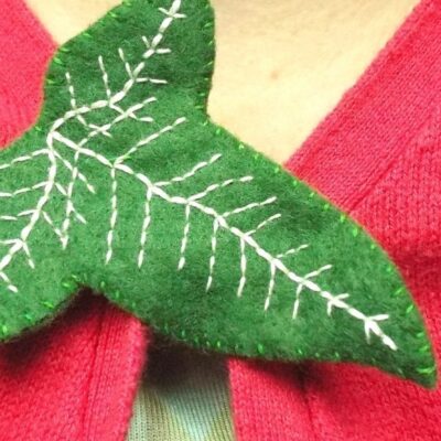 Lord Of The Rings Leave Cloak Clasp Brooch How To Make A Fabric Brooch Needlework On Cut Out Keep