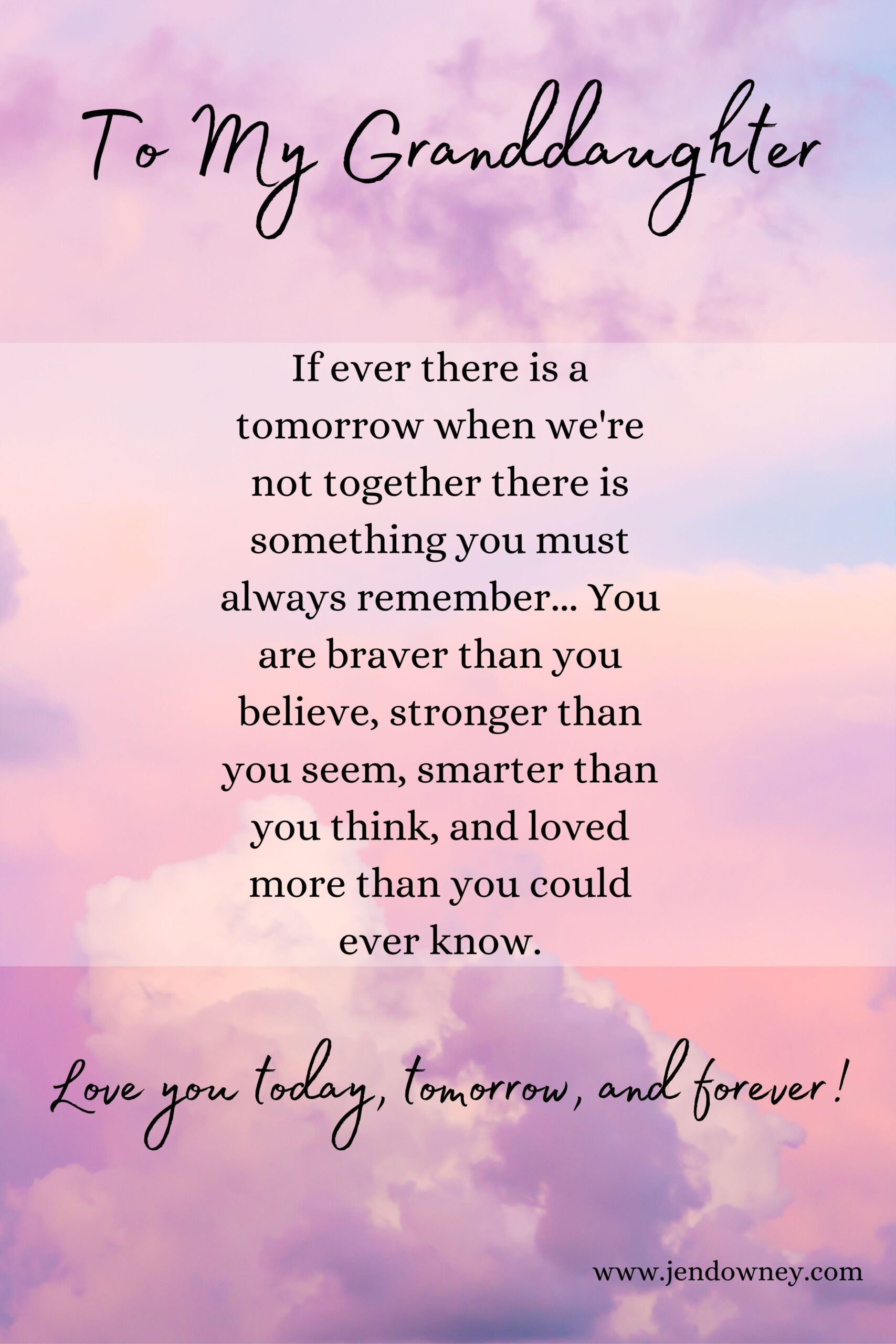 Love You Forever And Always Granddaughter Love You Forever And Always Granddaughter