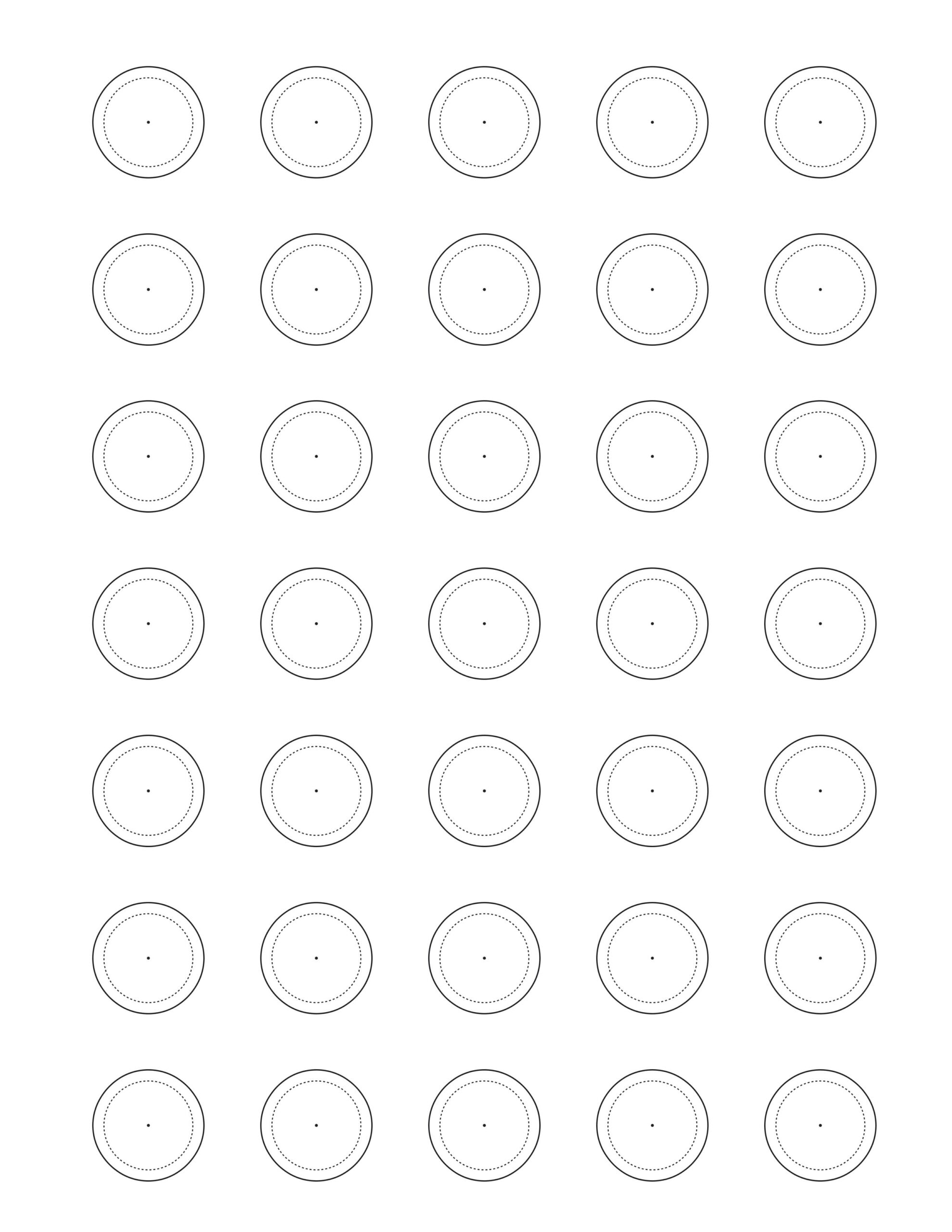 Macaron Template Free Printable