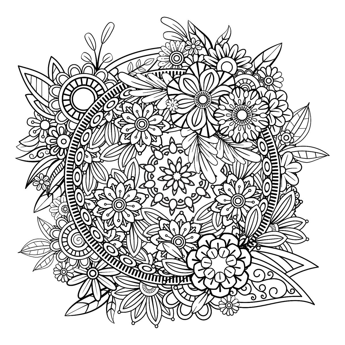Mandala Coloring Pages Free Printable Coloring Pages Of Mandalas For Stress Relief Printables 30Seconds Mom
