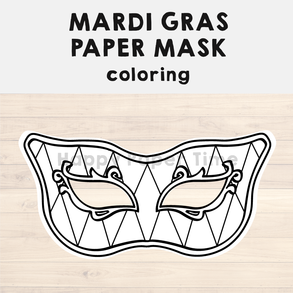 masquerade mask template printable