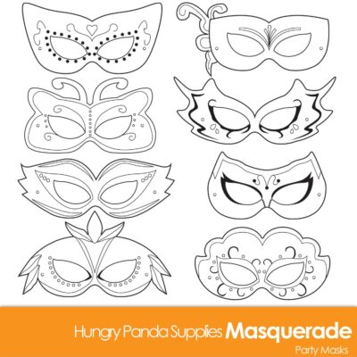 Masquerade Masks Masquerade Mask Printable Masquerade Mask Masquerade Costume Etsy