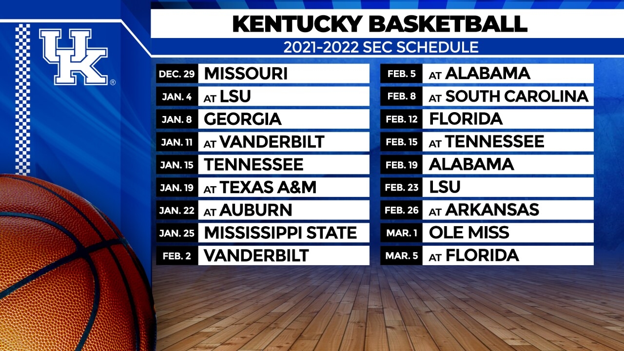 Men s Basketball SEC Schedule Released