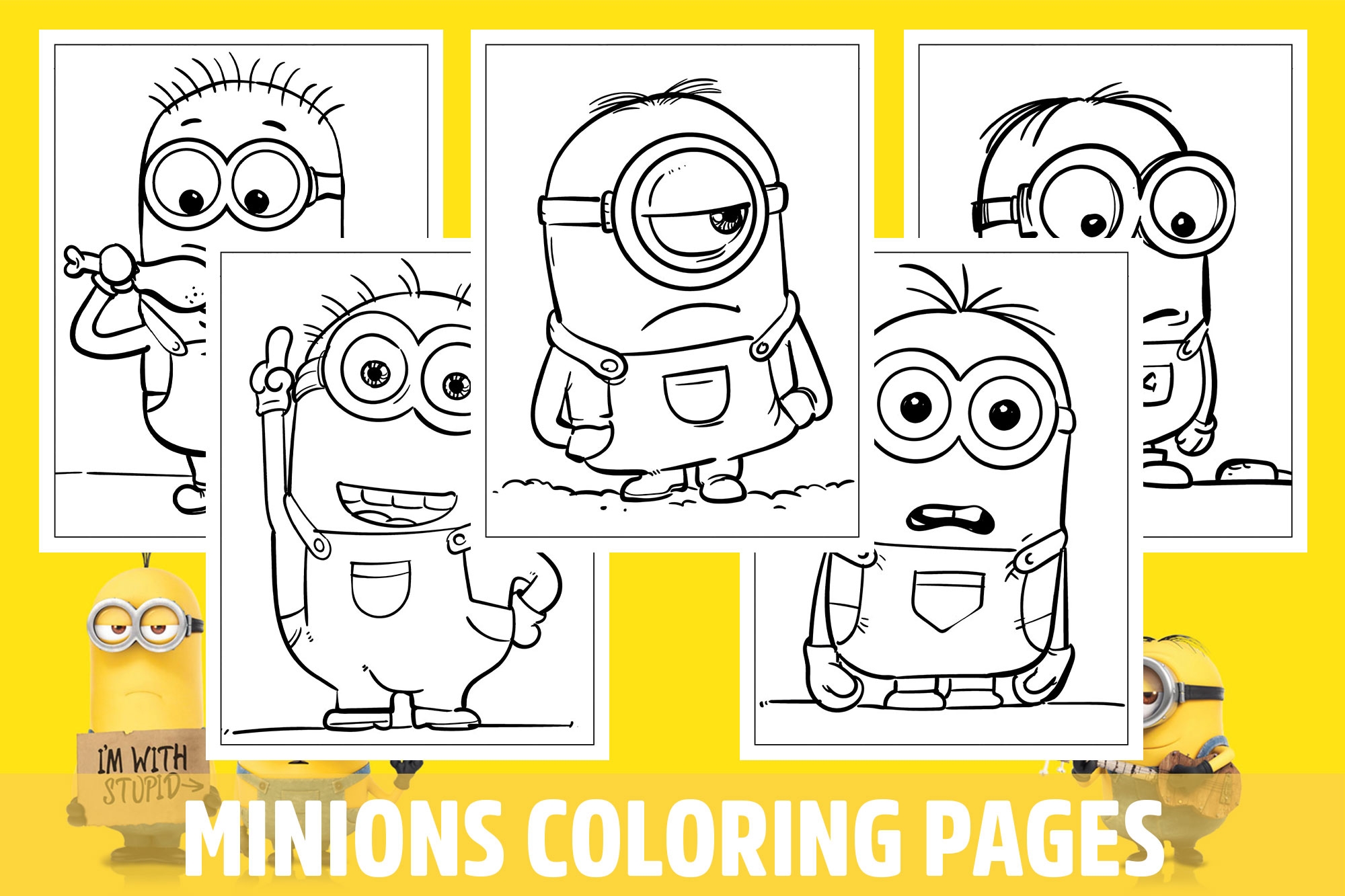 printable minion coloring pages