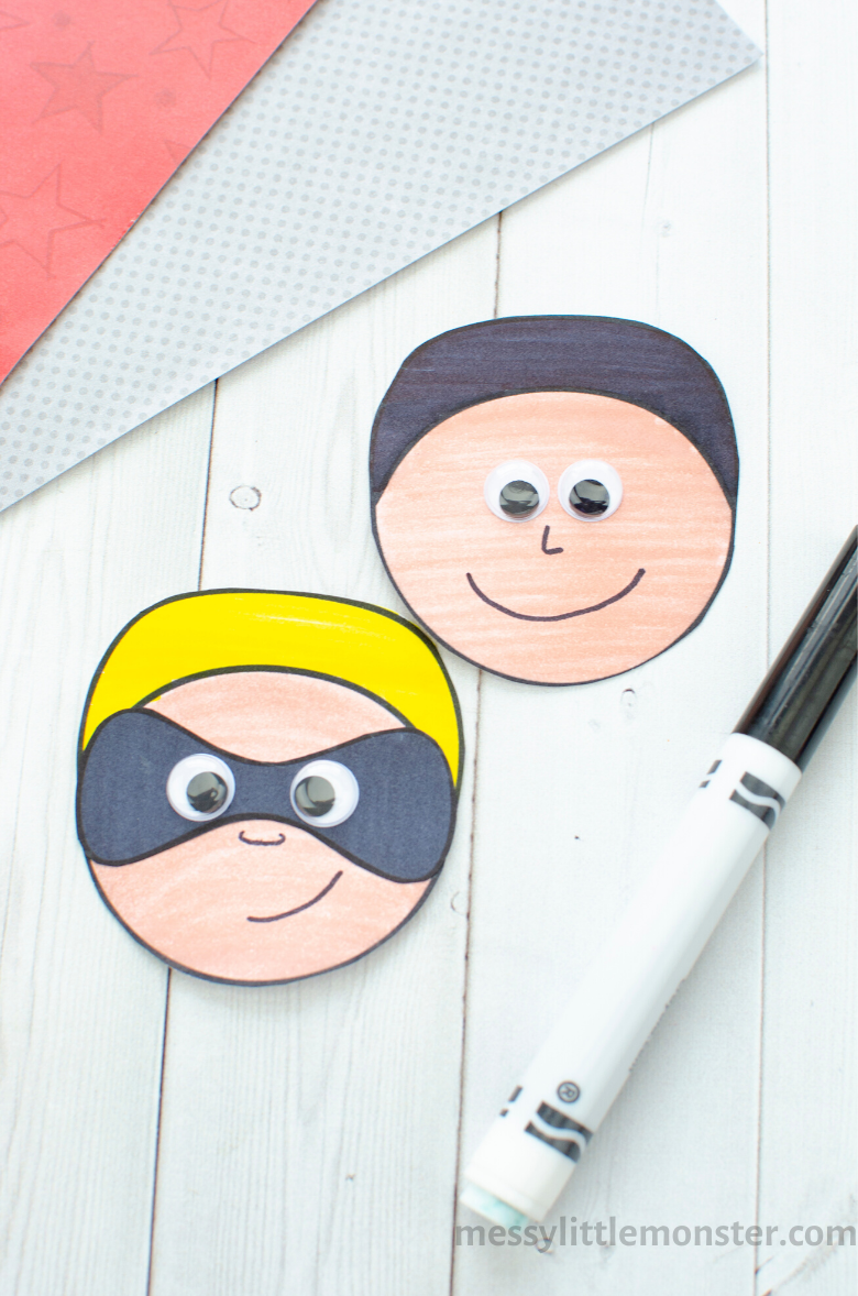 superhero template printable