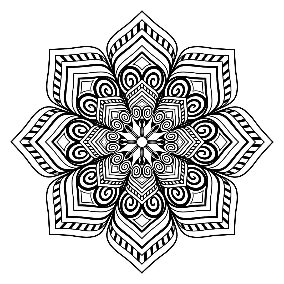 printable mandalas to color