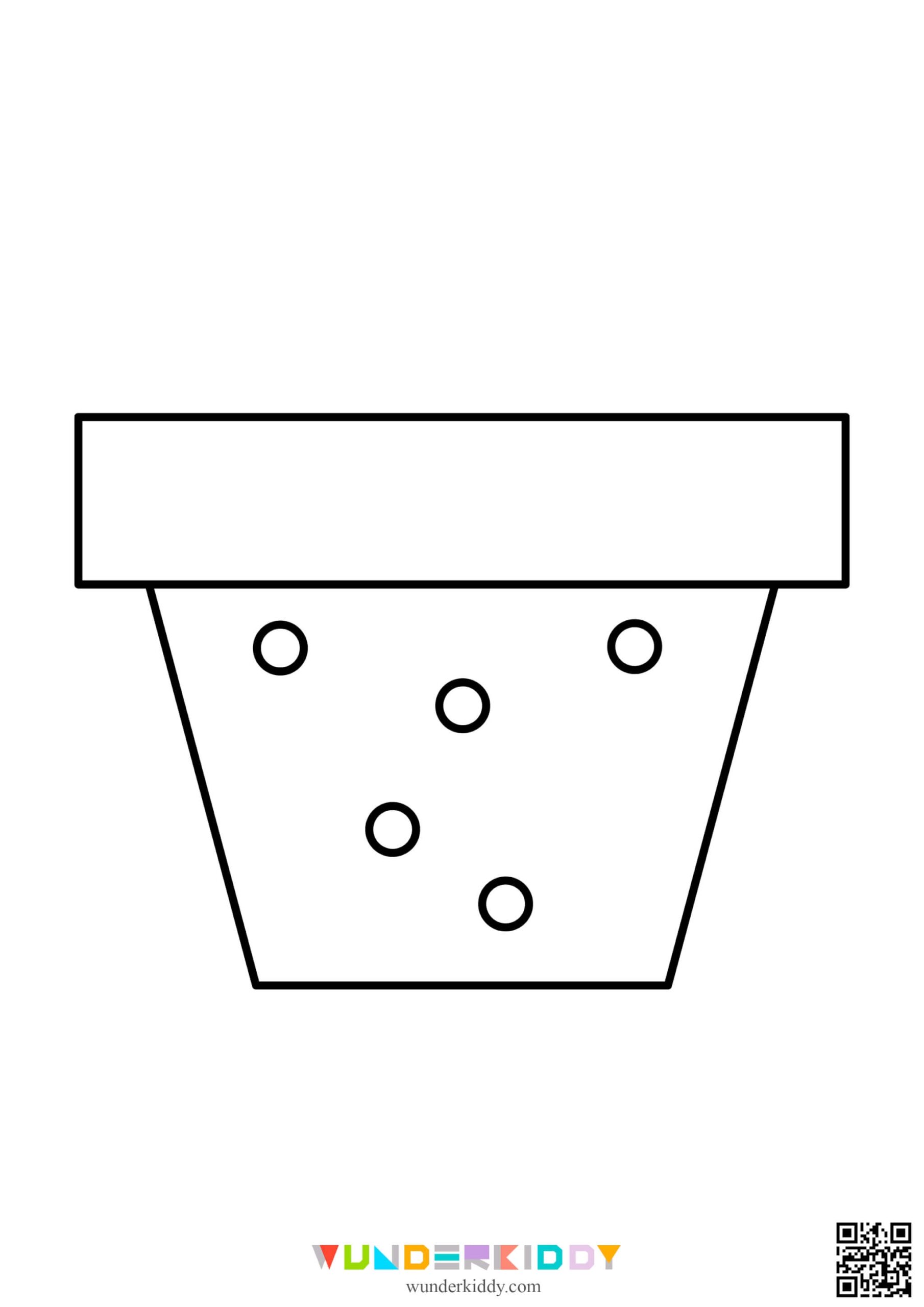 flower pot template printable