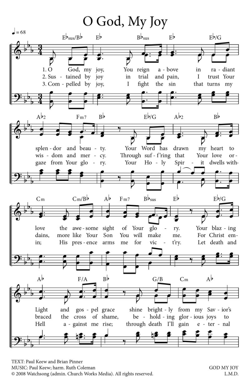 O God My Joy free Song Church Works Media