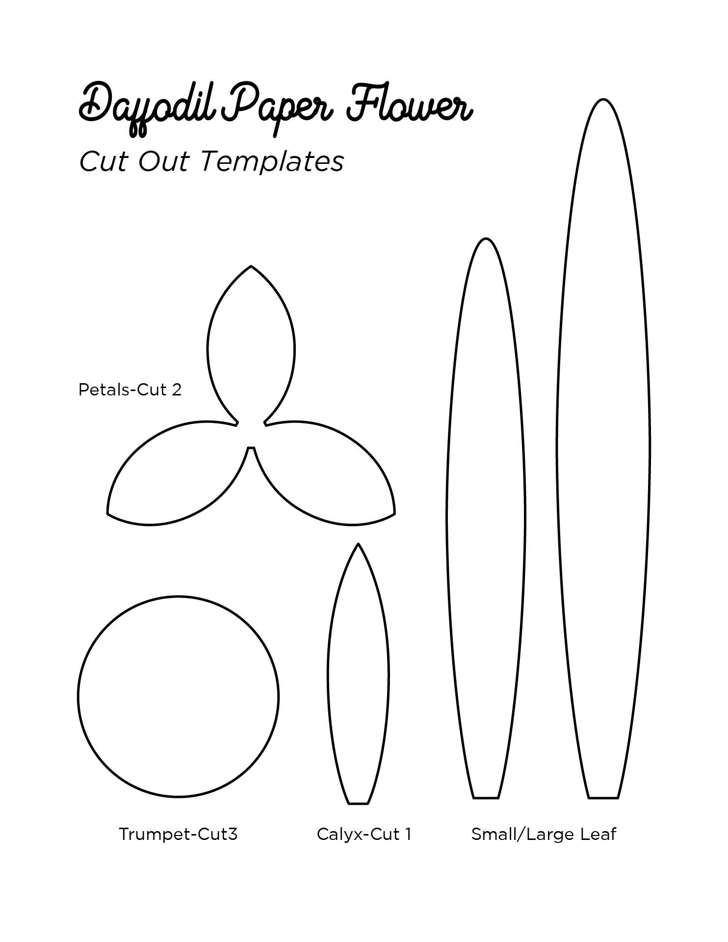 printable flower petal template