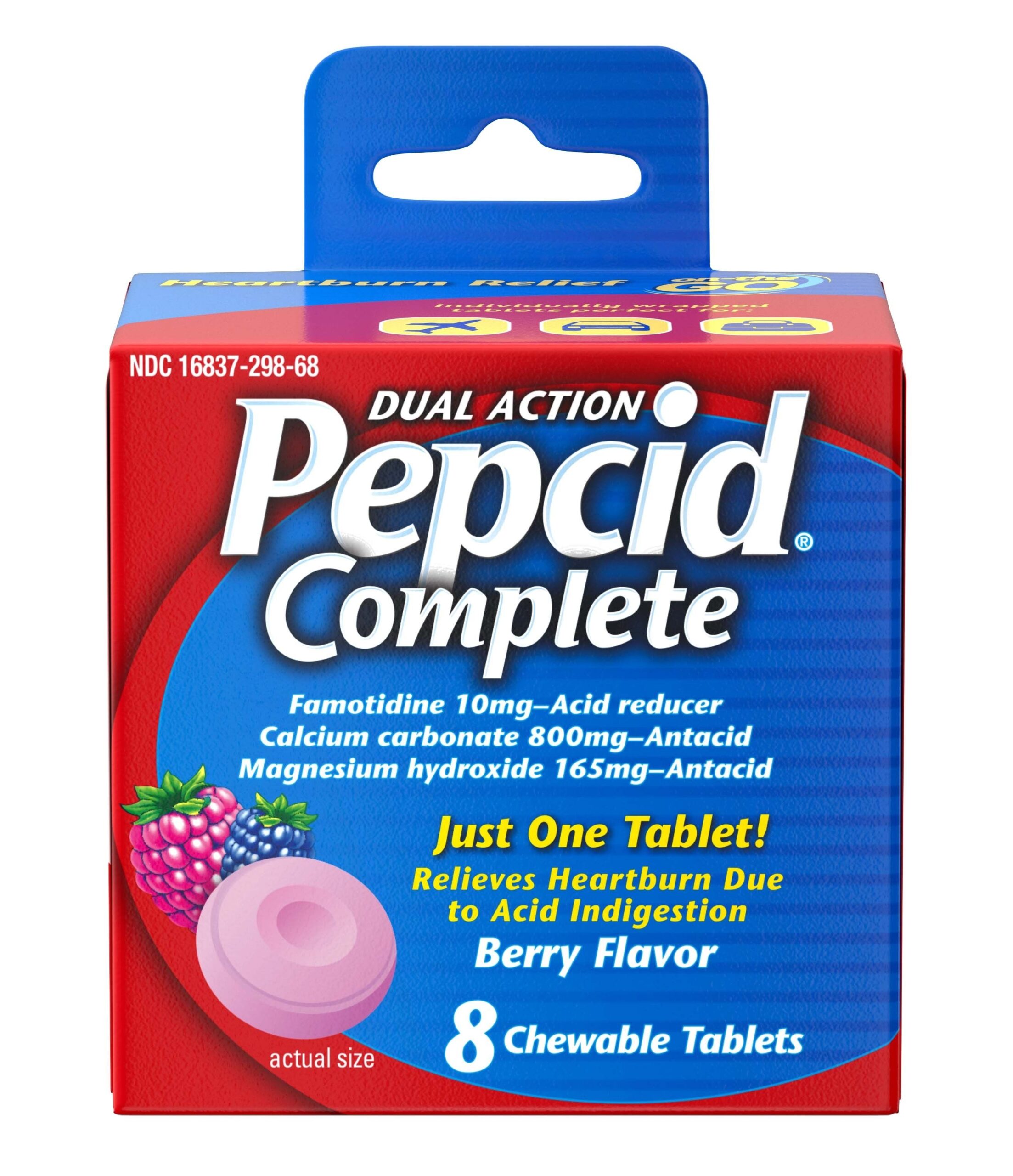 Pepcid Complete On The Go Berry 8 Per Box Pepcid Complete On The Go Berry 8 Per Box