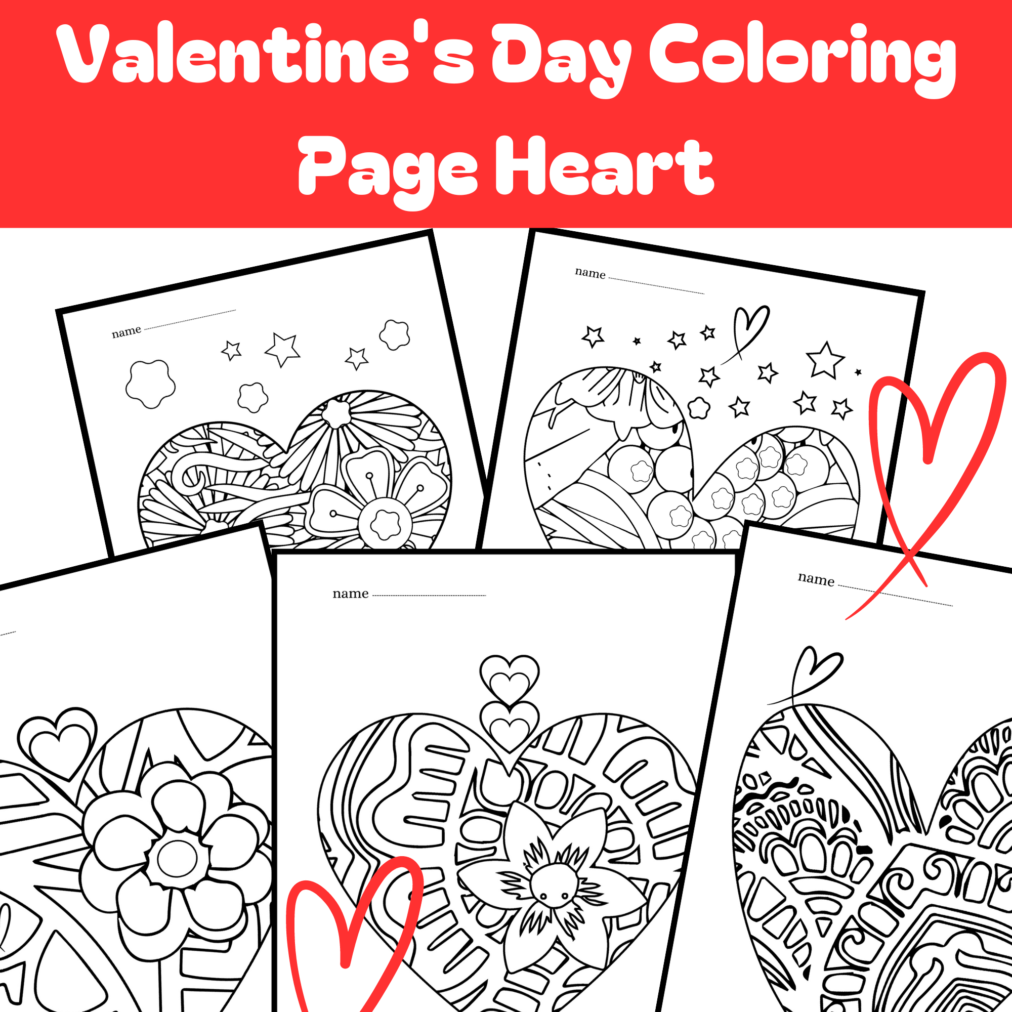 valentines coloring pages printable