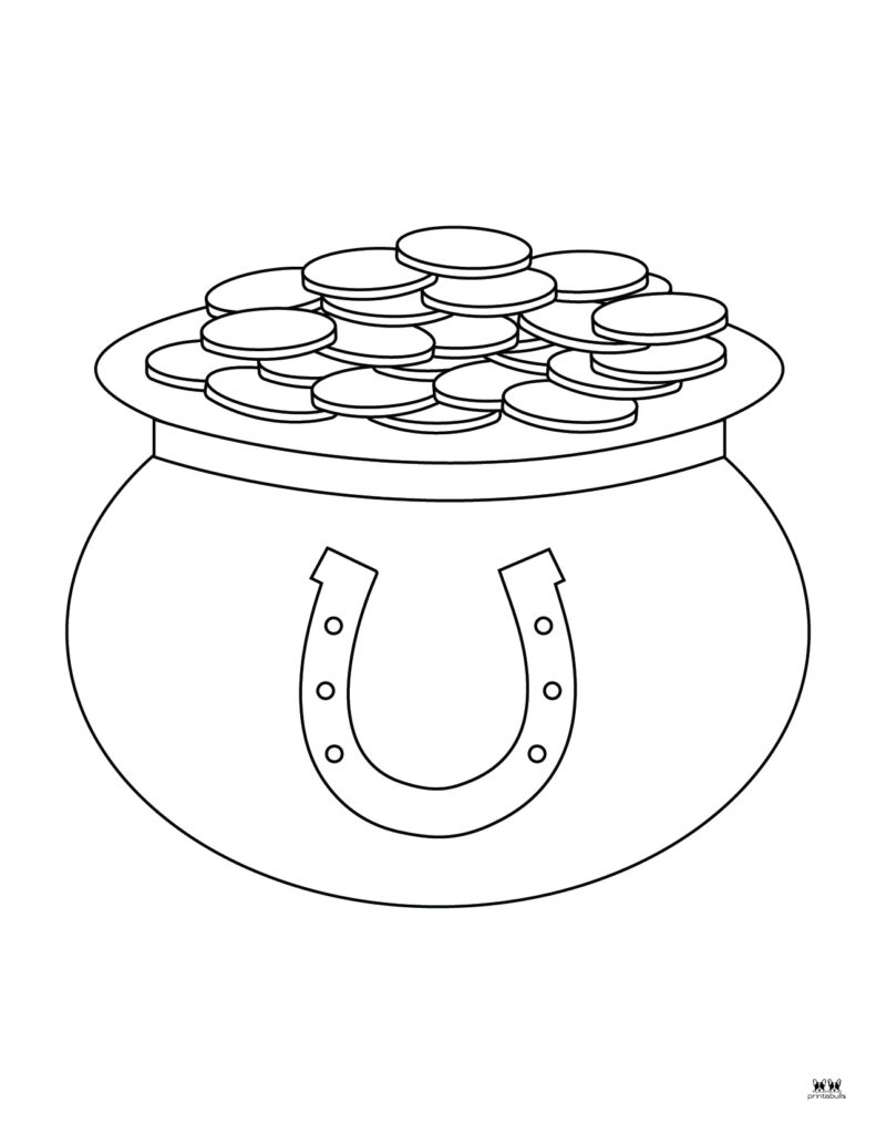 pot of gold template printable