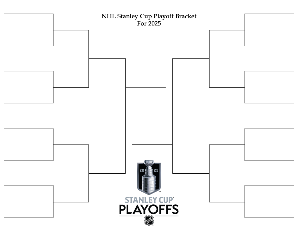 nhl playoff bracket printable 2025