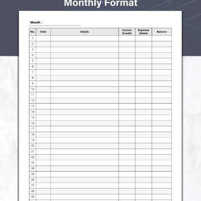 Printable Accounting General Ledger Sheet Accounting Ledger And Money Tracker Ideal For Your Small Business Bookkeeping Monthly Format Etsy
