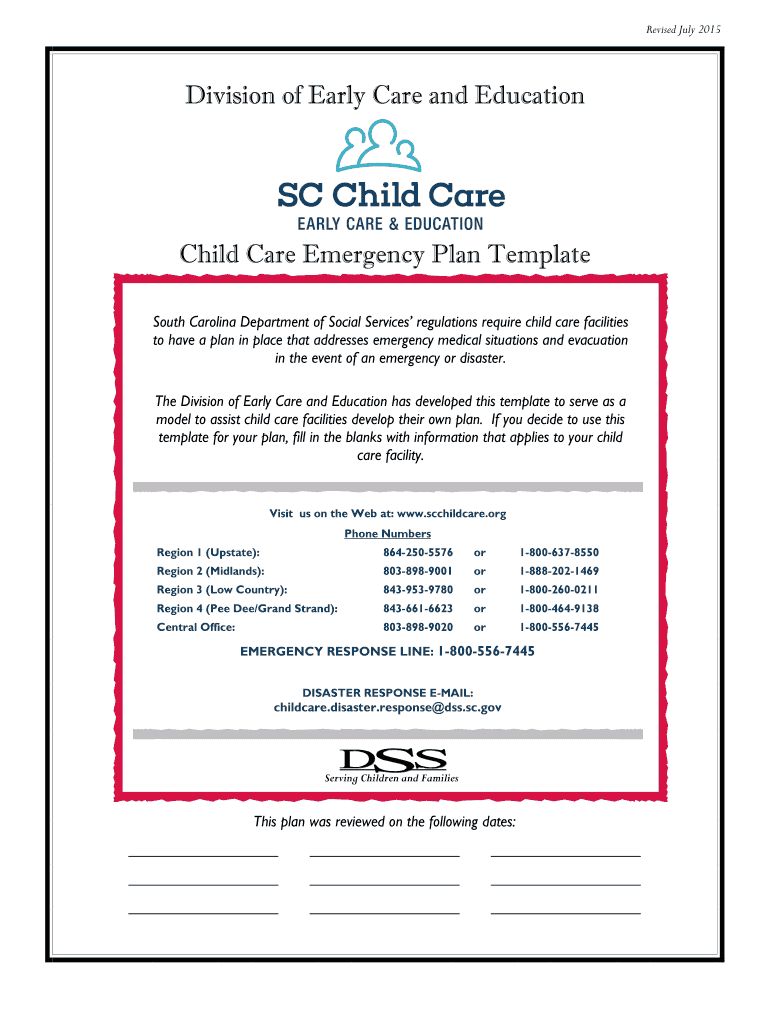 Printable Daycare Emergency Preparedness Plan Template Fill Out Sign Online DocHub Printable Daycare Emergency Preparedness Plan Template Fill Out Sign Online DocHub