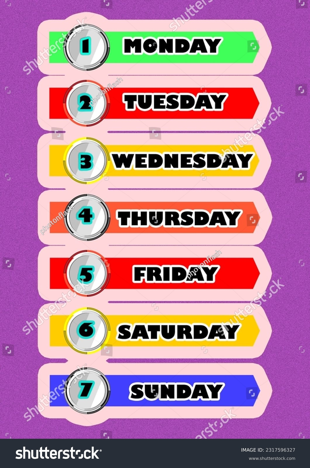 days of the week printable days of the week printable