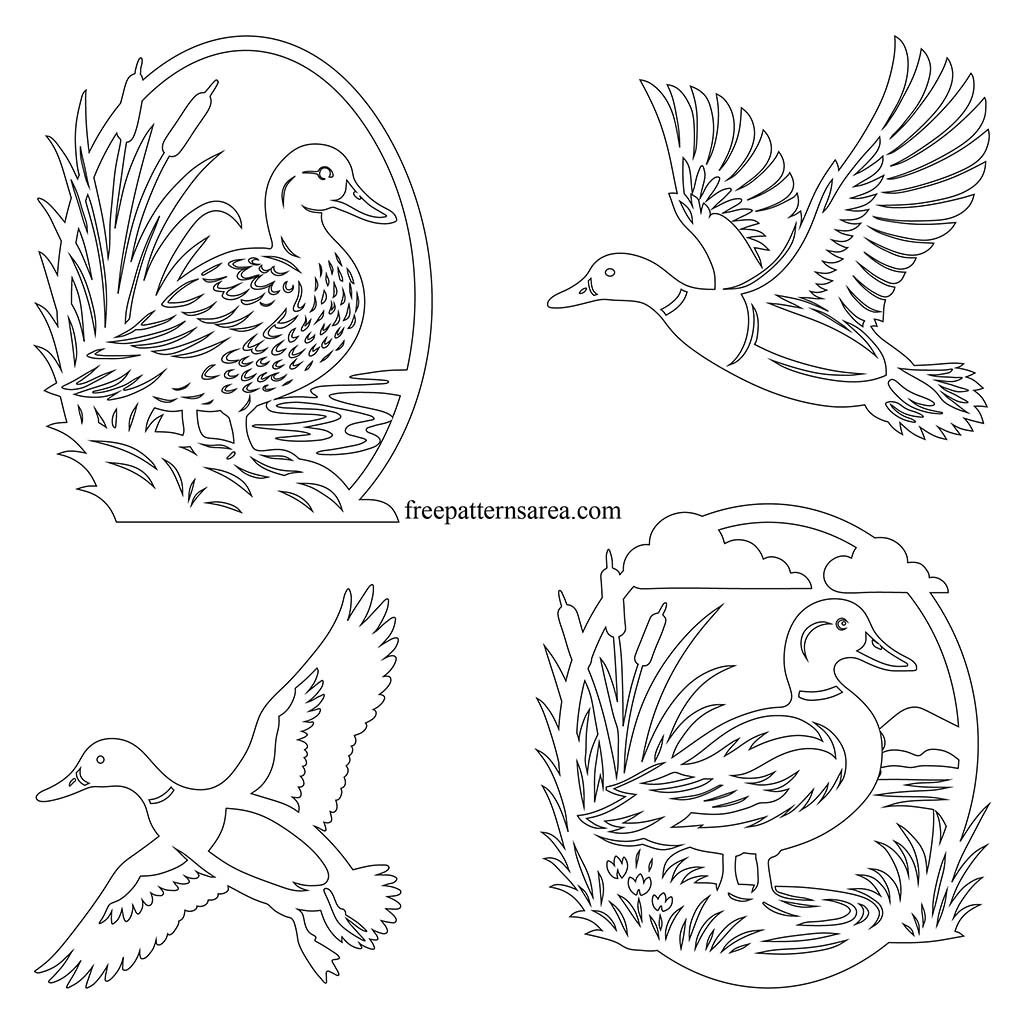 Printable Duck Outline Templates Free PDF Download FreePatternsArea Printable Duck Outline Templates Free PDF Download FreePatternsArea