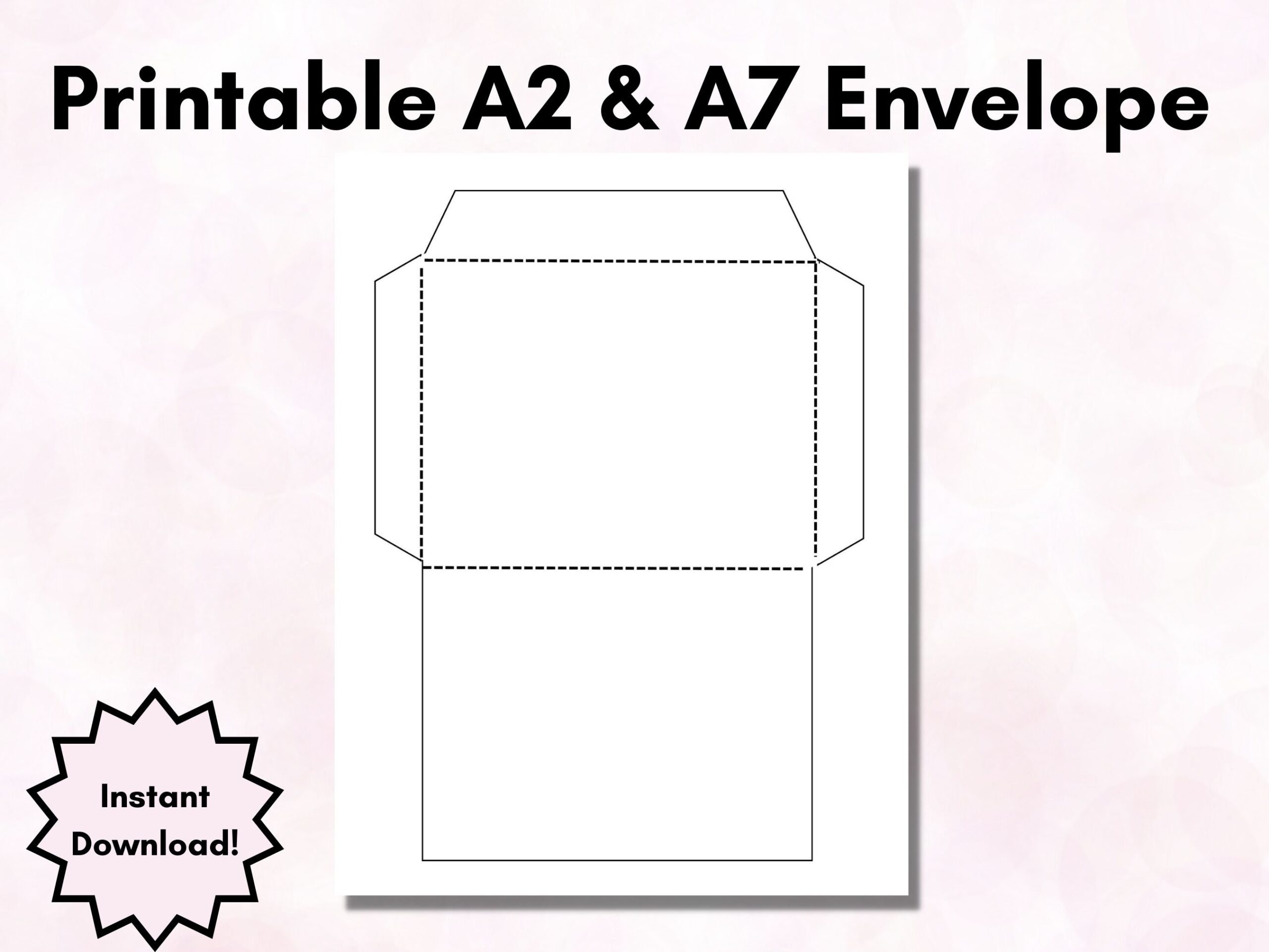 printable envelope template pdf