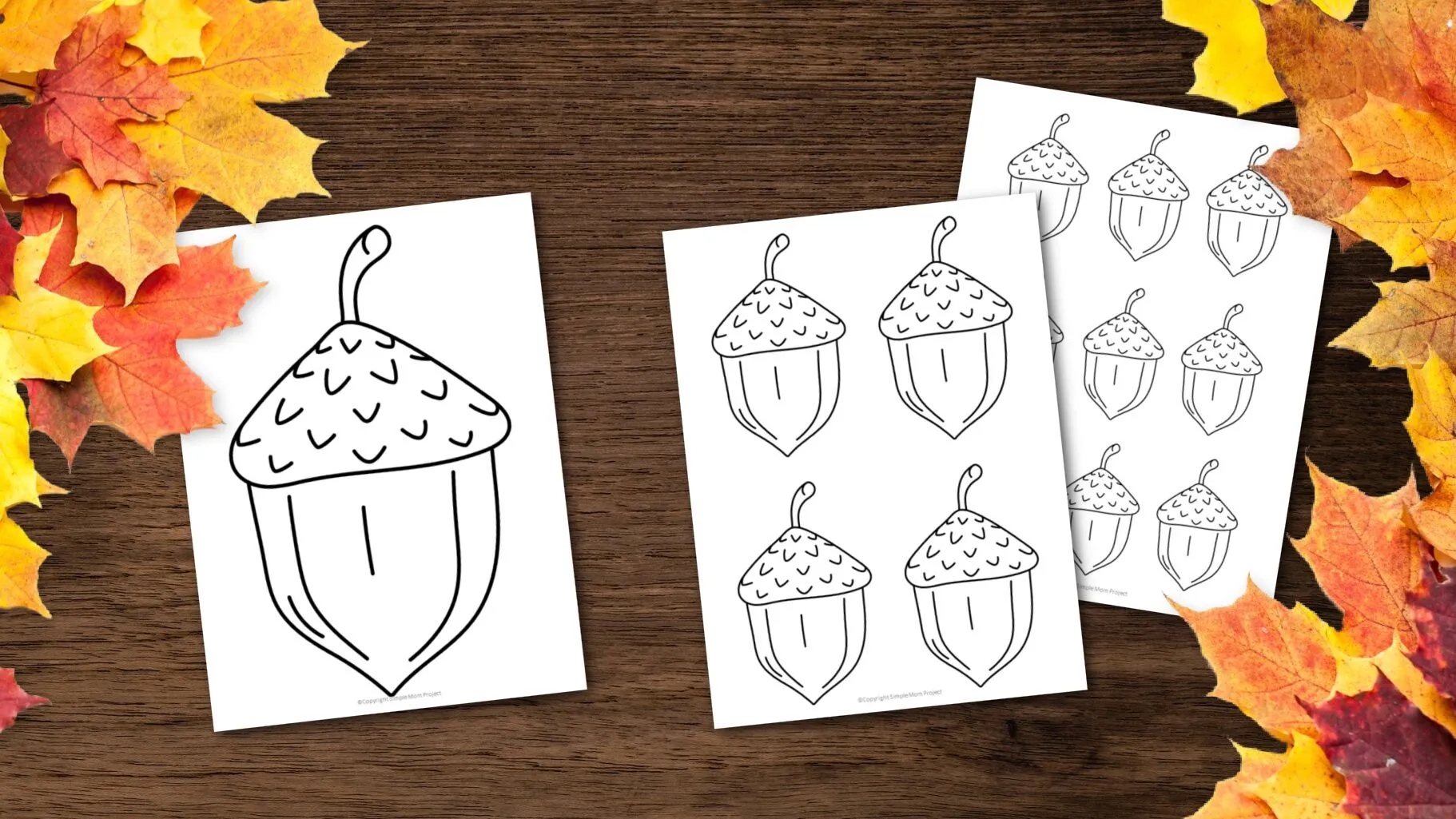 printable fall craft templates