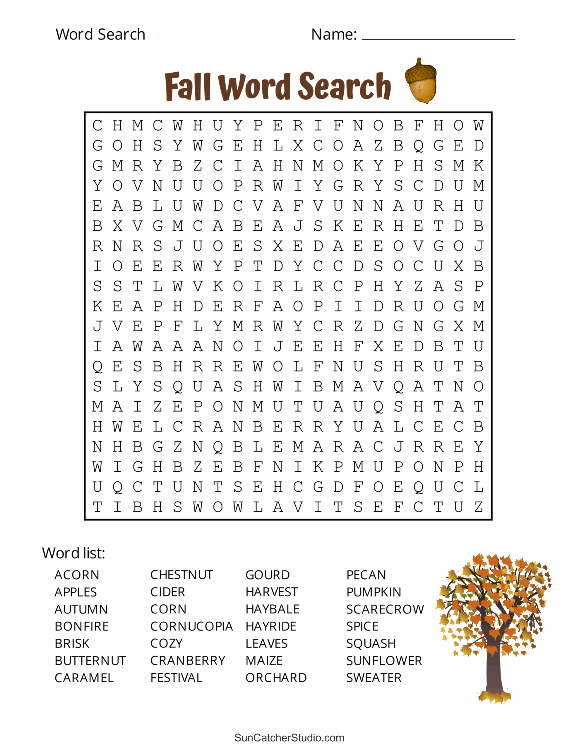 hard word puzzles printable