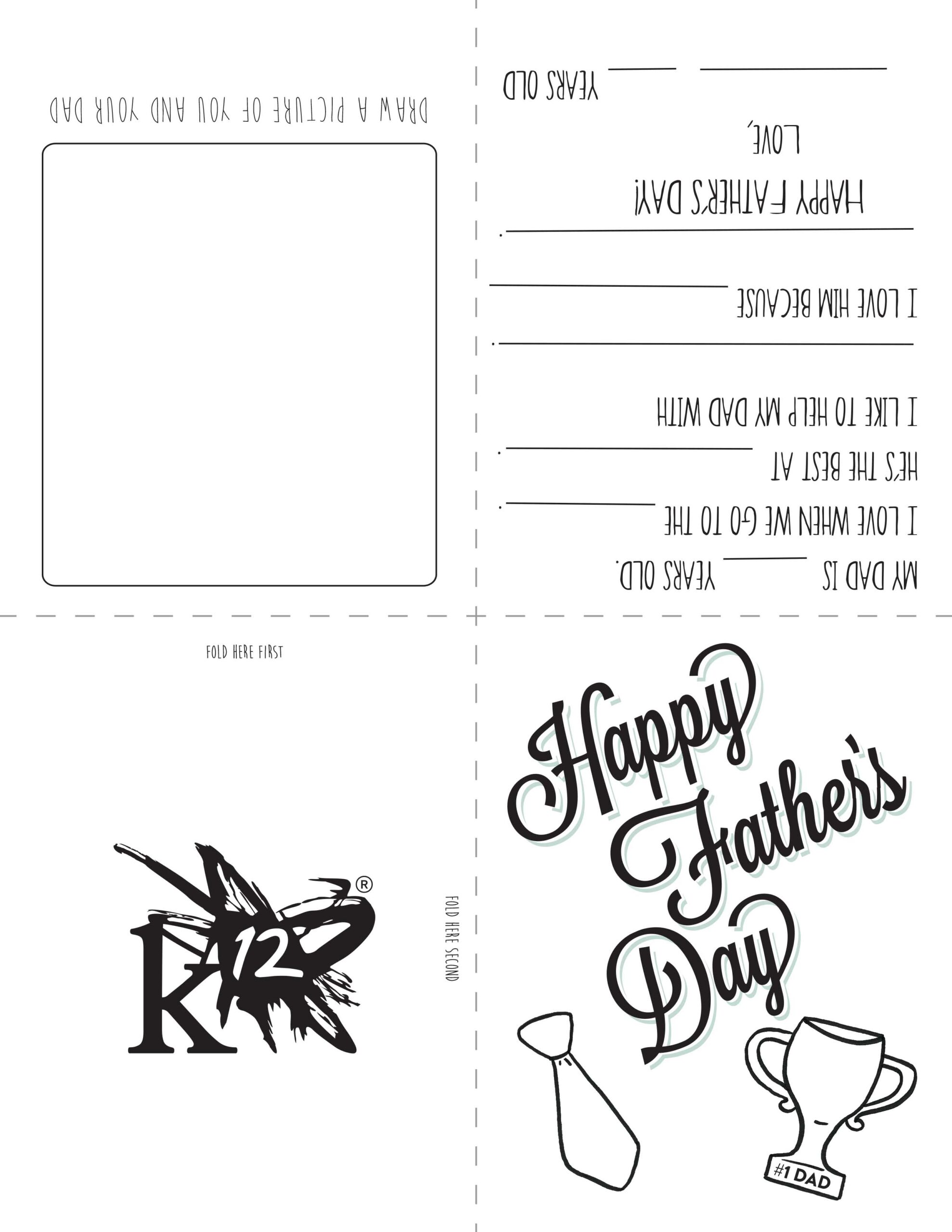 fathers day card printable fathers day card printable